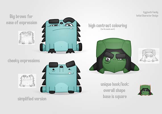 2D character design - Eggtooth