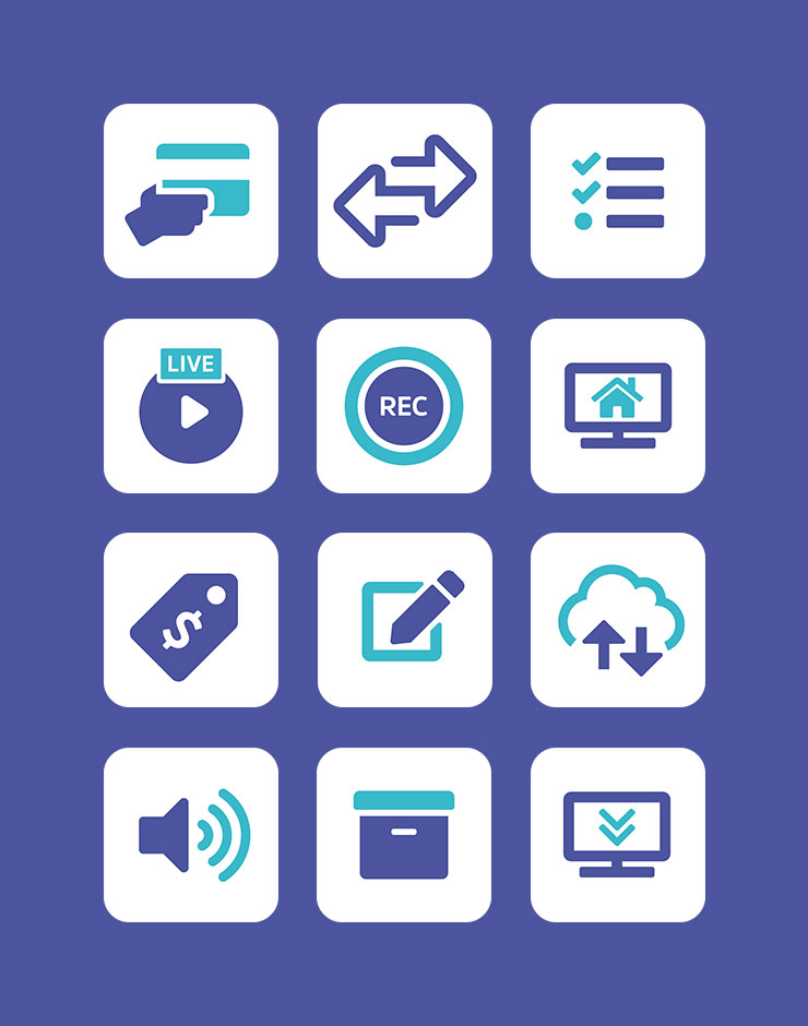 MediaSaaS Icons